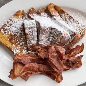 Manny's Diner - French Toast with a Side of Bacon* - Diners Near Me - Clark, New Jersey