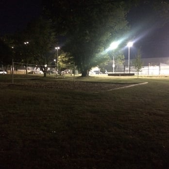 Towers Park - Volleyball Pit, basketball court and tennis courts at night. - Dog Parks Near Me - Arlington, Virginia Towers Park - Volleyball Pit, basketball court and tennis courts at night. - Dog Parks Near Me - Arlington, Virginia