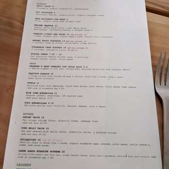 Bombera - Brunch menu - Mexican Near Me - Oakland, California