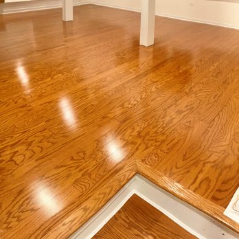 Caly Floors & Services - Alternate view with stair treads (trim work was not yet complete in this photo) - Flooring Near Me - Silver Spring, Maryland