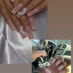 Jolie Nails Spa - The top in the inspo and the bottom is what i got