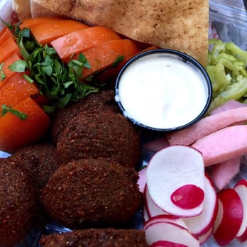 Fresh Bites - Falafel Plate - Love All The Sides It Comes With, Perfect - Lebanese Near Me - Tampa, Florida