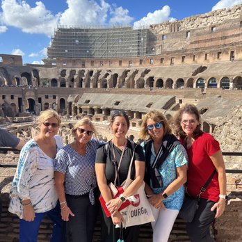 The Roman Guy - Raf, our amazing tour guide, in the center with the girls. - Food Tours Near Me