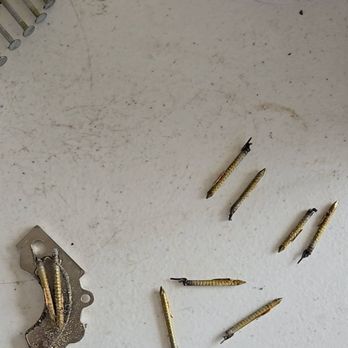 Armstrong Fence - trash and nails that were ground off and left on the ground - Fences & Gates Near Me - Jacksonville, Florida Armstrong Fence - trash and nails that were ground off and left on the ground - Fences & Gates Near Me - Jacksonville, Florida