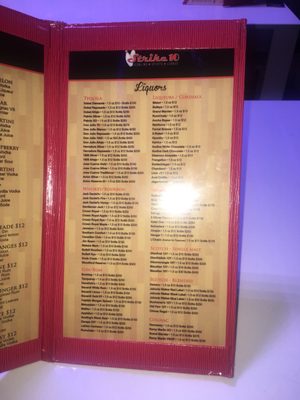 Menu photo 5 Strike 10 Bowling Hallandale Beach, FL