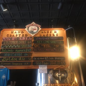 Bent River Brewing - Menu as of April 2021 - Brewpubs Near Me - Moline, Illinois