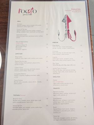 Menu photo 3 Rocoto Pesca Bar Huntington Beach, CA Menu photo 3 Rocoto Pesca Bar Huntington Beach, CA