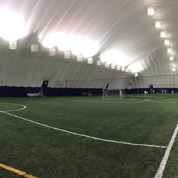 Markham Sports Dome - Panorama view of inside the dome
