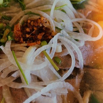Lakeside Pho & Grill - Brisket Tendon Tripe Pho with satay. - Vietnamese Near Me - Lakeside, California Lakeside Pho & Grill - Brisket Tendon Tripe Pho with satay. - Vietnamese Near Me - Lakeside, California