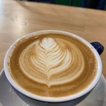 Zeb's Coffeehouse - a cappuccino in a white cup - Coffee & Tea Near Me - Eudora, Kansas