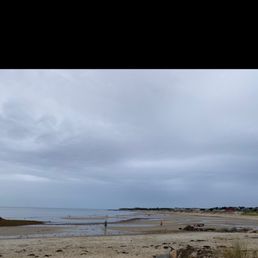Low tide at dusk
