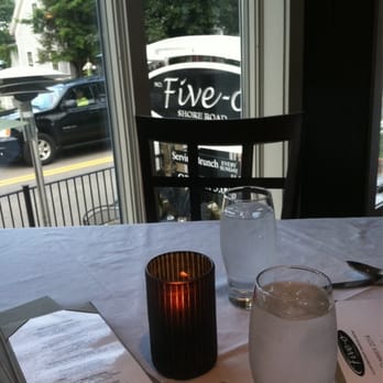 Five-O - The table by the window. - New American Near Me - Ogunquit, Maine