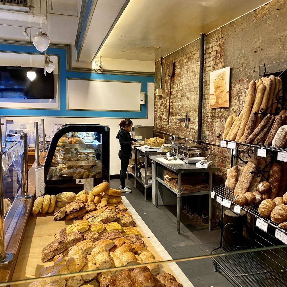 Morning pastries and bagels