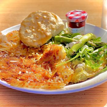 Shorehouse Kitchen - California Omelet Add Tomatoes, Crispy Hash Browns & Home Made Biscuit - Coffee & Tea Near Me - La Jolla, California Shorehouse Kitchen - California Omelet Add Tomatoes, Crispy Hash Browns & Home Made Biscuit - Coffee & Tea Near Me - La Jolla, California