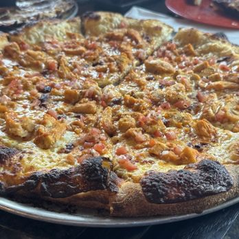 7 Stone Pizzeria - Large buffalo chicken on artisan crust - Pizza Near Me - West Des Moines, Iowa
