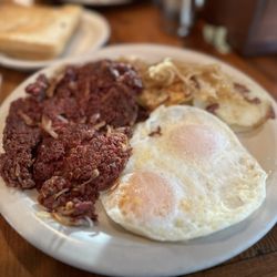 Corned Beef Hash breakfast plate