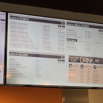 Kung Fu Tea - More drinks! - Bubble Tea Near Me - Cleveland, Ohio