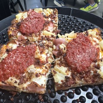 Ranger Joe's Pizza - Flathead Hawaiian Detroit-style Deep Dish pizza! - Pizza Near Me - Kalispell, Montana