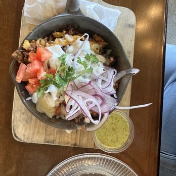 Sage Social Eatery - Chorizo skillet - Latin American Near Me - Covina, California Sage Social Eatery - Chorizo skillet - Latin American Near Me - Covina, California