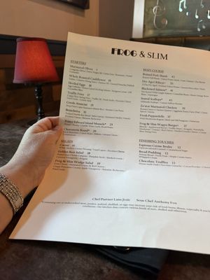 Menu photo 1 Frog & Slim Sacramento, CA Menu photo 1 Frog & Slim Sacramento, CA