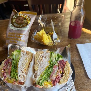Perry's Joint - The Guru Sandwich, Lemon Cake and Liver Love drink. - Sandwiches Near Me - Pasadena, California Perry's Joint - The Guru Sandwich, Lemon Cake and Liver Love drink. - Sandwiches Near Me - Pasadena, California