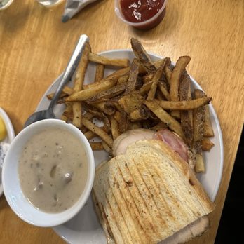 Sugarbakers Bistro & Bakery - Cuban Press, fries, and wild mushroom soup - Bakeries Near Me - Corpus Christi, Texas Sugarbakers Bistro & Bakery - Cuban Press, fries, and wild mushroom soup - Bakeries Near Me - Corpus Christi, Texas
