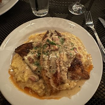 Patio 44 - Grits and blackened catfish - Cajun/Creole Near Me - Hattiesburg, Mississippi Patio 44 - Grits and blackened catfish - Cajun/Creole Near Me - Hattiesburg, Mississippi