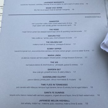 Laurel Hardware - Cocktail menu - New American Near Me - West Hollywood, California