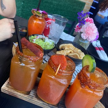 OLA Restobar - Michelada flight - Mexican Near Me - Downey, California OLA Restobar - Michelada flight - Mexican Near Me - Downey, California