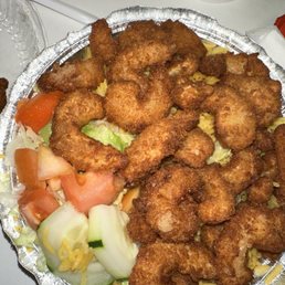 Shrimp with rice