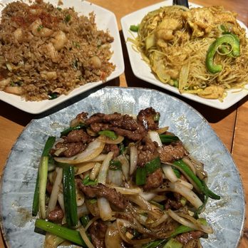 Han Palace - Seafood fried rice, Singapore noodles and Mongolian beef - Dim Sum Near Me - Washington, DC, District of Columbia