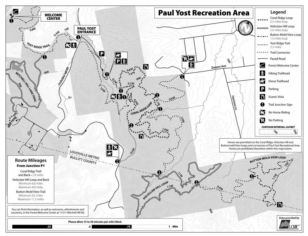 Paul Yost Recreational Area Of The Jefferson Memorial Forest Logo