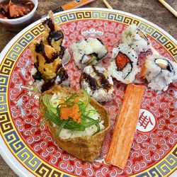 New China 120 Item Buffet - Different sushi options