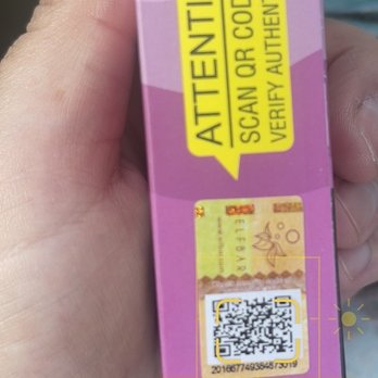 Bmore Shisha - Counterfeit Elf Bar with a fraudulent scan code - Tobacco Shops Near Me - Baltimore, Maryland
