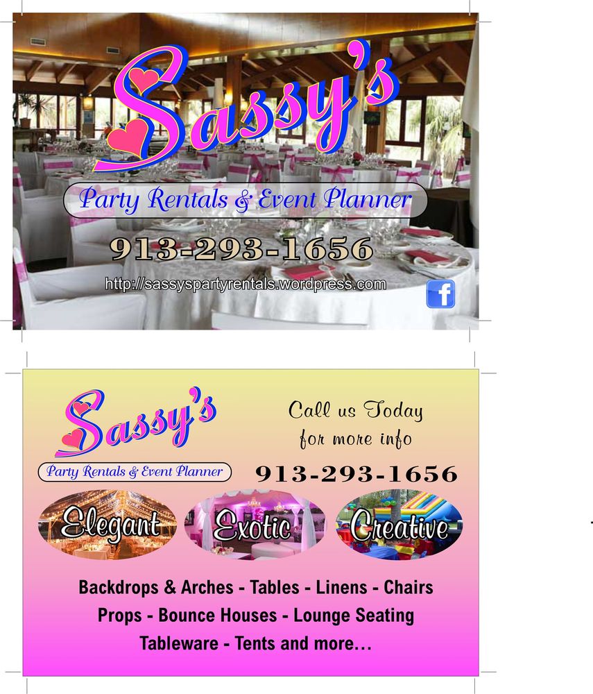 SASSY’S PARTY RENTALS & DECORATORS Updated August 2024 35 Photos