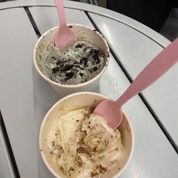 The Penguin Brothers - Mint Oreo cookie and biscoff. Good. Say hi to Megan. Mint Oreo could be better. Nice. Low ceilings, lots of pictures. Great. ! - Ice Cream & Frozen Yogurt Near Me - Provo, Utah The Penguin Brothers - Mint Oreo cookie and biscoff. Good. Say hi to Megan. Mint Oreo could be better. Nice. Low ceilings, lots of pictures. Great. ! - Ice Cream & Frozen Yogurt Near Me - Provo, Utah
