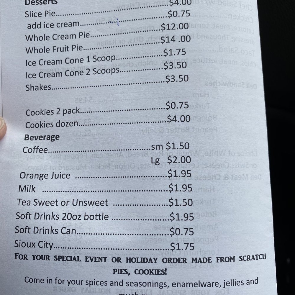 Menu pg 4 Menu pg 4