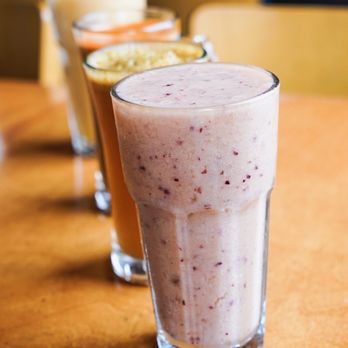 Aladdin's Eatery - Oberlin - a variety of smoothies - Mediterranean Near Me - Oberlin, Ohio