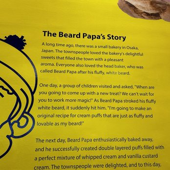 Beard Papa's - The beard papa history - Bakeries Near Me - Austin, Texas