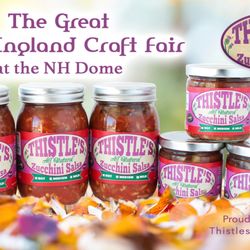 Jennifer Design - ThistlesAllNatural.com Made fresh in NH! Thistle's All Natural Zucchini Salsa!