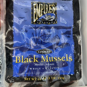 Seafood Center - a bag of black mussels - Seafood Near Me - Jacksonville, North Carolina Seafood Center - a bag of black mussels - Seafood Near Me - Jacksonville, North Carolina