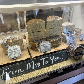 Rogue Creamery - Counter with some yummy choices - Cheese Shops Near Me - Central Point, Oregon