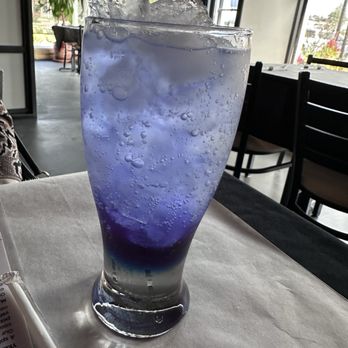 Big Thai Restaurant - Butterfly Pea tea & soda - Thai Near Me - Lake Jackson, Texas