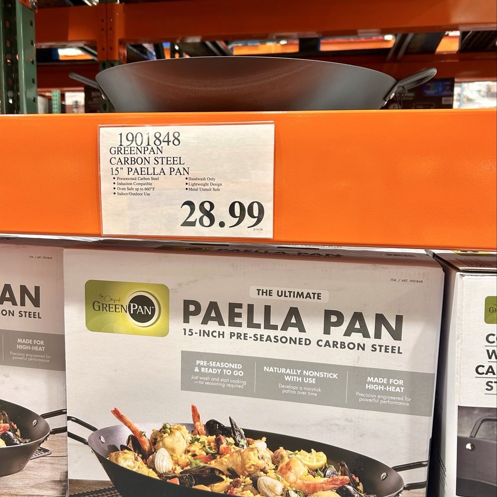 Costco - Will I make paella? Usually no but maybe yes with this nice pan - Car Wash Near Me - Roseville, California