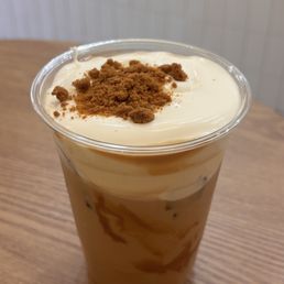 "comforted" cookie butter latte "comforted" cookie butter latte