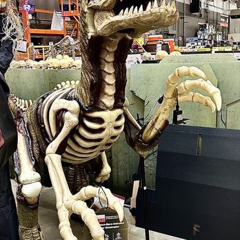 The Home Depot - This dinosaur is awesome looking in person. He is really large and moves. - Hardware Stores Near Me - Gaithersburg, Maryland The Home Depot - This dinosaur is awesome looking in person. He is really large and moves. - Hardware Stores Near Me - Gaithersburg, Maryland