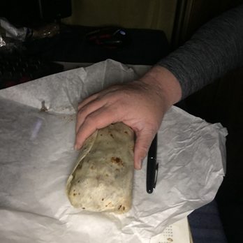 Senor Taco - Senor Taco Carne Asada Burrito. Pen added for size reference. - Mexican Near Me - Tempe, Arizona Senor Taco - Senor Taco Carne Asada Burrito. Pen added for size reference. - Mexican Near Me - Tempe, Arizona