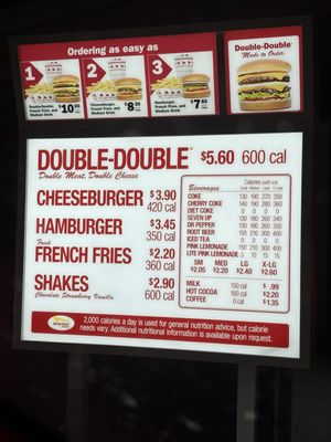 Menu photo 3 In-N-Out Burger Phoenix, AZ