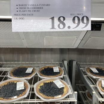 Costco Wholesale - Blueberry custard pie - Wholesale Stores Near Me - Fontana, California