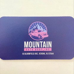 Mountain Auto Body - OUR BUSINESS CARD - 2